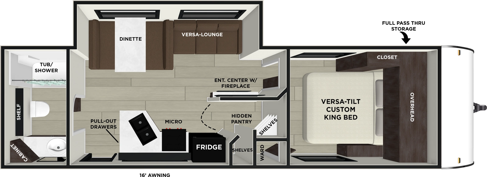 X Lite 25ICE Floorplan